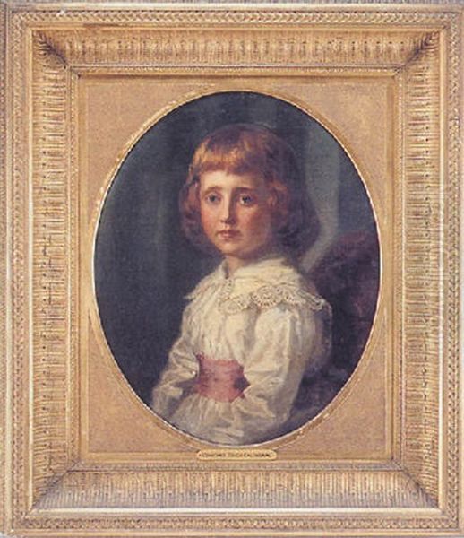 Portrait Of Walter Gough Calthorpe, Wearing A Jacket With Red Edging And A Lace Collar - view 1