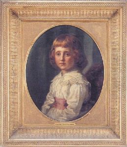 Portrait Of Walter Gough Calthorpe, Wearing A Jacket With Red Edging And A Lace Collar by Alessandro Ossani