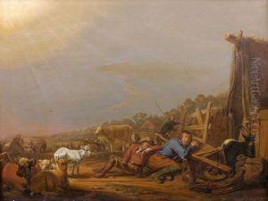 L'annonce Aux Bergers by Jan van Ossenbeeck