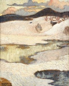 Norrlandskt Vinterlandskap by Helmer Osslund