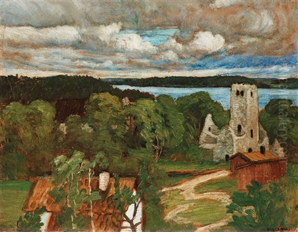 Church Ruin With Heavy Skies, Sigtuna - view 1