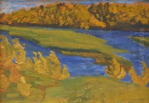 Angermanalven I Hostskrud by Helmer Osslund