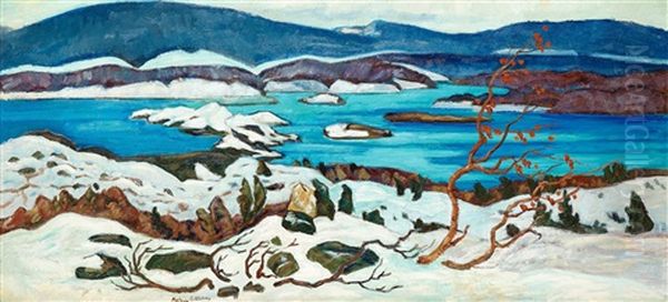 Stora Sjofallet I Vinterskrud - view 1