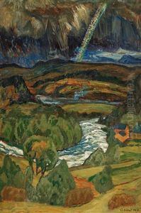 Regnbyn Drar Forbi (rainy Skies) by Helmer Osslund