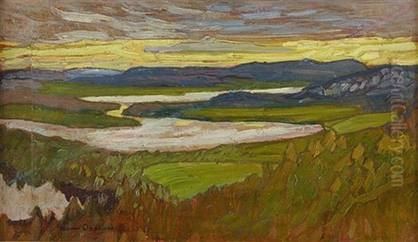 Afton I Ornskoldsviks Skargard - view 1