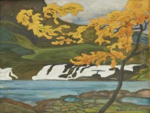 Hostdag Vid Stora Sjofallet by Helmer Osslund