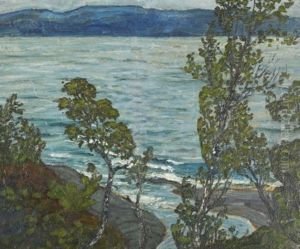 Septemberkvall, Jernsta, Nordingra by Helmer Osslund