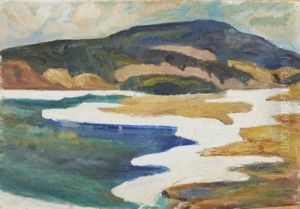 Varbrytning, Angermanland by Helmer Osslund