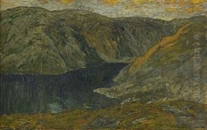 Hostkvall Vid Fjorden by Helmer Osslund