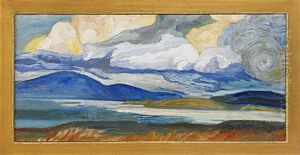 Vid Stora Sjofallet by Helmer Osslund