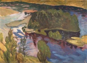 Niporna I Angermanalven by Helmer Osslund