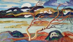 Varstamning (torne Trask) by Helmer Osslund