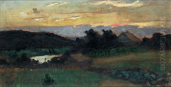 Skymningslandskap - view 1