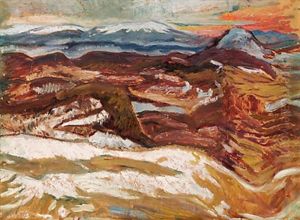 Norskt Fjordlandskap by Helmer Osslund