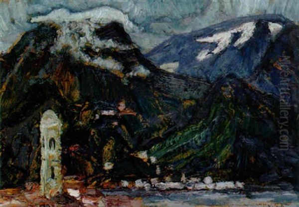Alplandskap, Schweiz - view 1