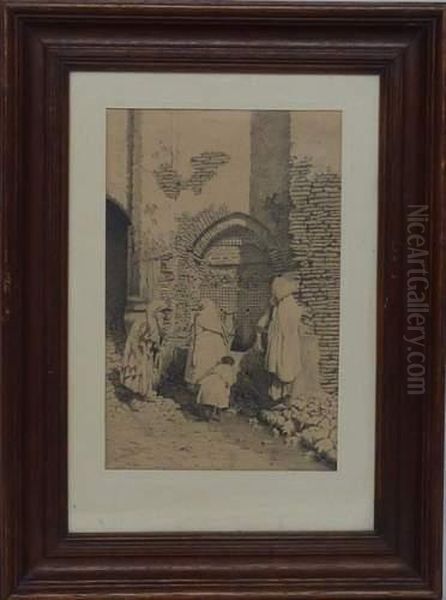 Femmes A La Fontaine Des Andalous - view 1