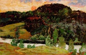 Hostdag, Angermanalven by Helmer Osslund