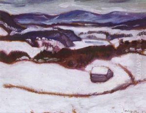 Vinter, Skarvsta by Helmer Osslund