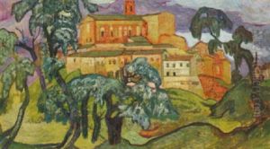 I Stadens Utkant, Siena by Helmer Osslund