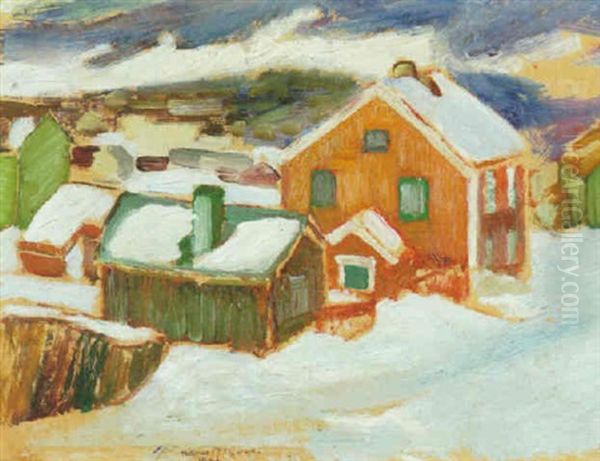 Vinterkvall - Hus I Landskap - view 1