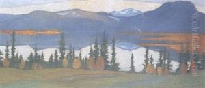 Fjallsjo by Helmer Osslund