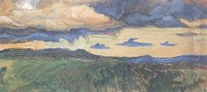 Ovadersstamning Over Fjallen by Helmer Osslund