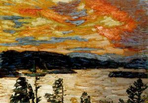 Aftonhimmel by Helmer Osslund
