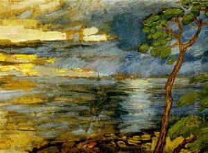 Solnedgang by Helmer Osslund