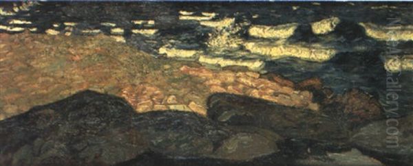 H"gbonden Strandparti Med Br,nningar - view 1
