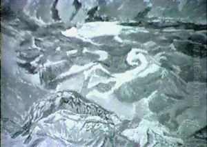 Landskapsmotiv Fran Faxalven, Angermanland by Helmer Osslund