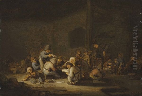 An Interior Of A Village Classroom - view 1