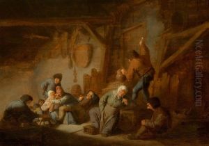 Tavern Scene by Adriaen Jansz van Ostade