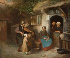 Musiciens Devant La Ferme Musiciens Devant La Ferme