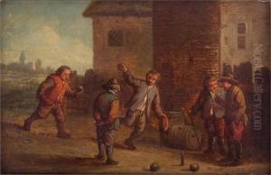 Das Kegelspiel by Adriaen Jansz van Ostade