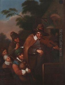 Musicians by Adriaen Jansz van Ostade