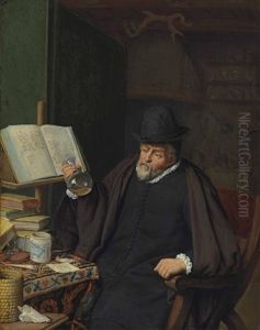 An Apothecary In His Study