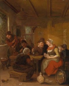 Im Wirtshaus by Adriaen Jansz van Ostade