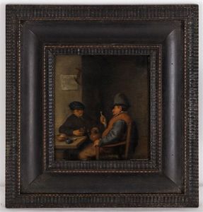 Paysans Dans Une Auberge by Adriaen Jansz van Ostade