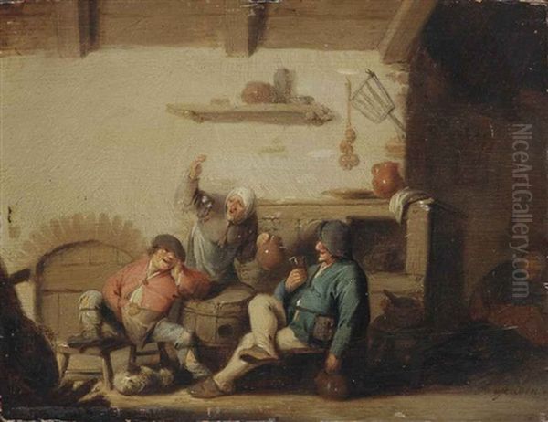 Peasants Making Merry In An Inn - view 1