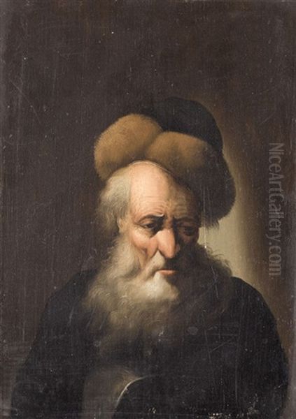 Bartiger Mann Mit Pelzmutze - view 1