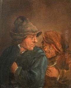 Two Boors Smoking by Adriaen Jansz van Ostade