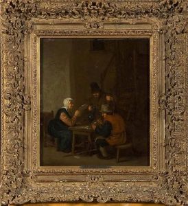 Scene D'auberge by Adriaen Jansz van Ostade