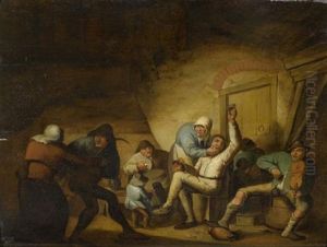 Szene In Einer Schenke by Adriaen Jansz van Ostade