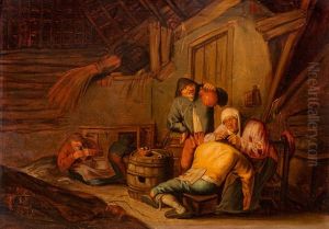 Die Entlausung by Adriaen Jansz van Ostade