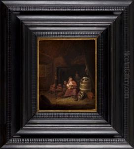 Chlopska Rodzina W Izbie by Adriaen Jansz van Ostade