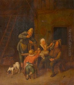 Bauernstube by Adriaen Jansz van Ostade