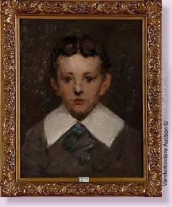 Portrait De Louis by Ernest Blanc-Garin