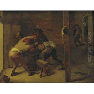 Peasant's Brawl by Adriaen Jansz van Ostade