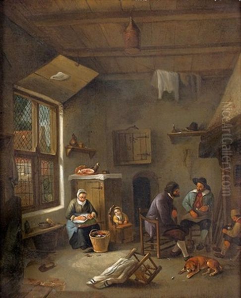 Interieur Mit Bauernfamilie - view 1
