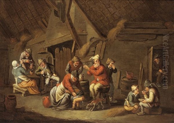 Bauern In Der Stube: Allegorie Des Geruchs - view 1